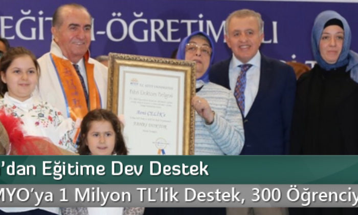 Avni Ağa’dan Eğitime Dev Destek