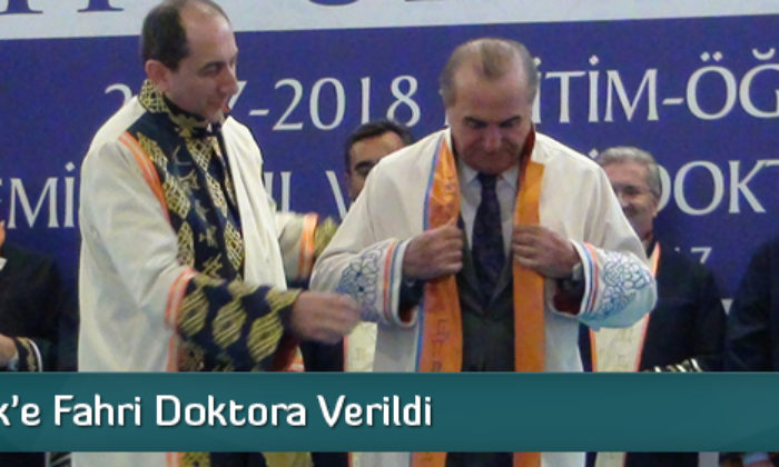 Avni Çelik’e Fahri Doktora Verildi