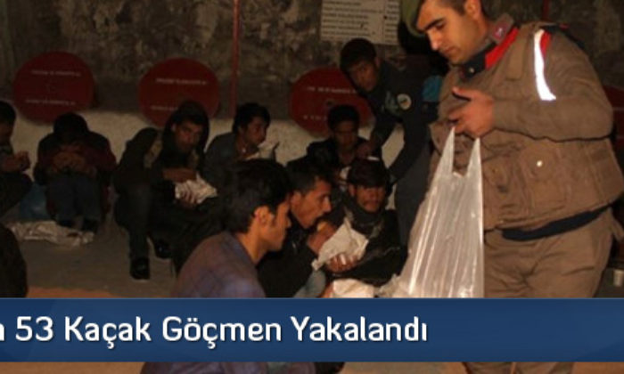 Çorum’da 53 Kaçak Göçmen Yakalandı