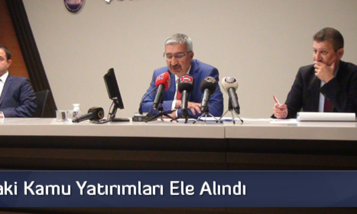 Çorum’daki Kamu Yatırımları Ele Alındı