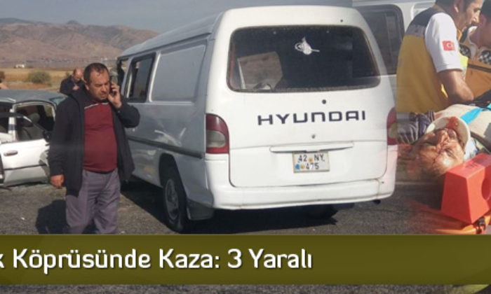 Kızılırmak Köprüsünde Kaza: 3 Yaralı