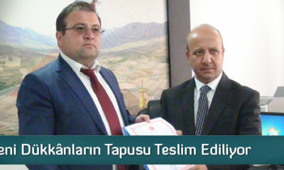 KSS’de Yeni Dükkânların Tapusu Teslim Ediliyor