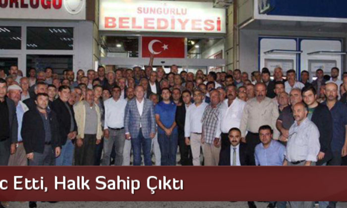 Sungurlu, Başkanına Sahip Çıkıyor