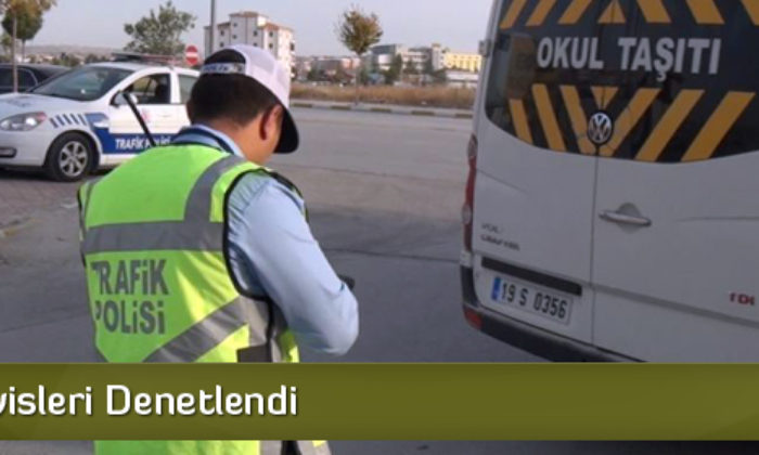 Çorum’da Okul Servisleri Denetlendi