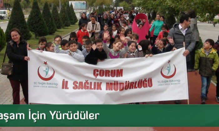 Sağlıklı Yaşam İçin Yürüdüler