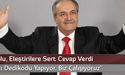 Salim Uslu, Eleştirilere Sert Cevap Verdi