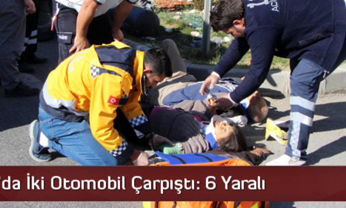 Sungurlu’da İki Otomobil Çarpıştı: 6 Yaralı