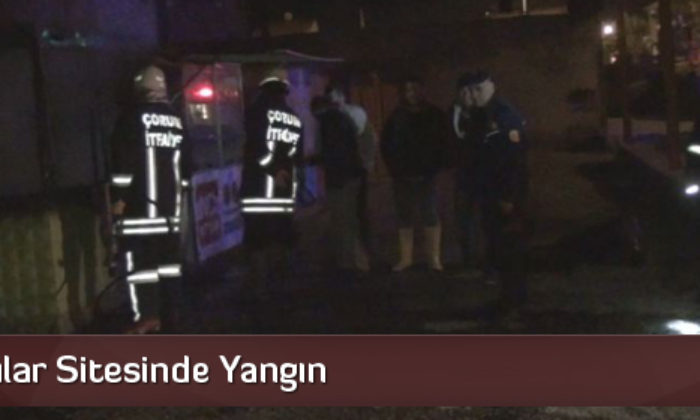 Telefoncular Sitesinde Yangın