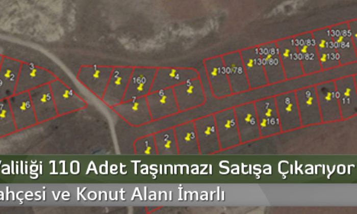 110 Adet Taşınmaz Satışa Çıkıyor