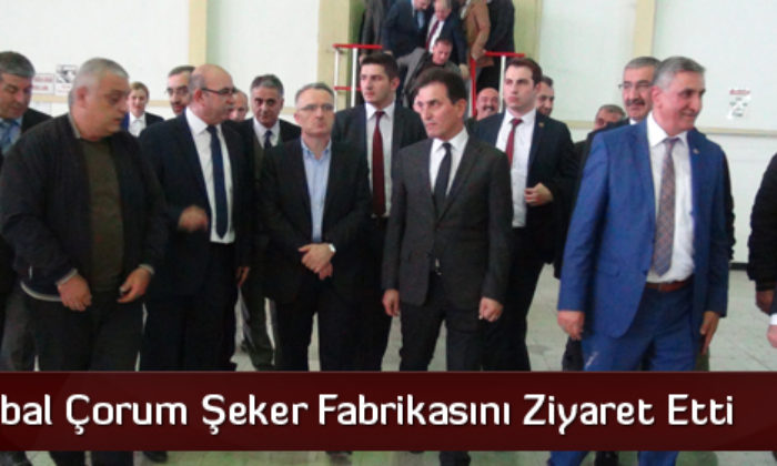 Bakan Ağbal Çorum’da