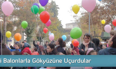 Dileklerini Balonlarla Gökyüzüne Uçurdular