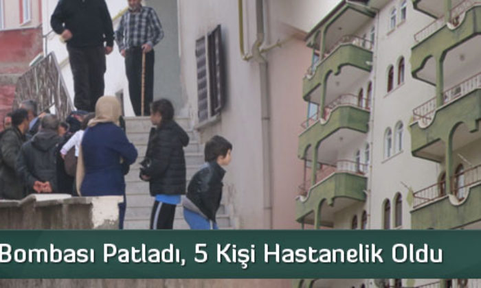 Evde Sis Bombası Patladı, 5 Kişi Hastanelik Oldu