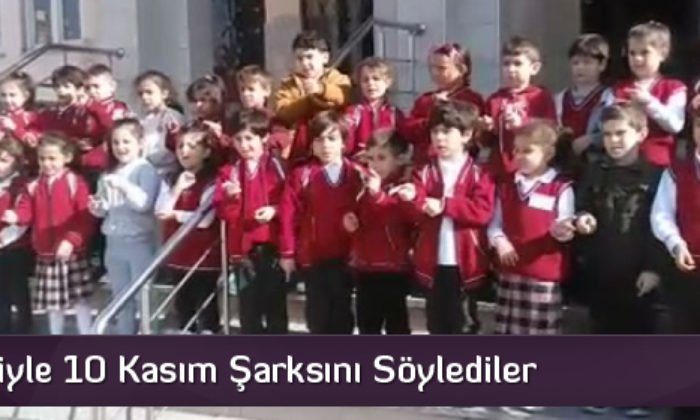 İşaret Diliyle 10 Kasım Şarksını Söylediler