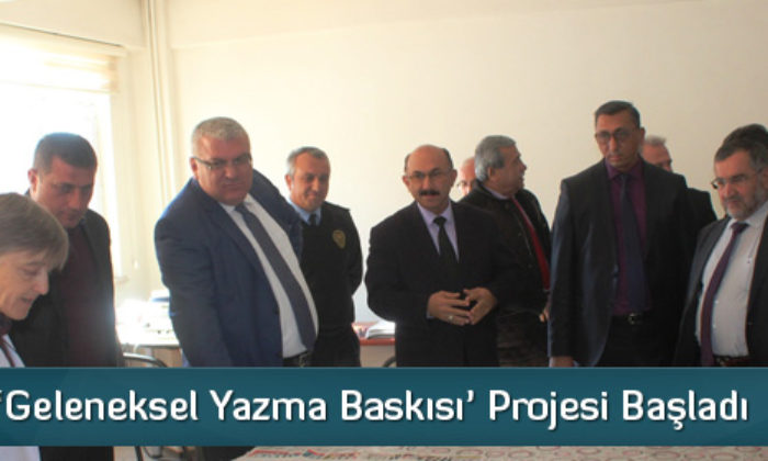 İskilip’te ‘Geleneksel Yazma Baskısı Projesi’