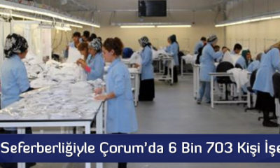 İstihdam Seferberliğiyle Çorum’da 6 Bin 703 Kişi İşe Yerleşti