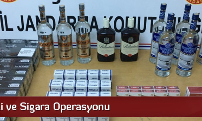 Kaçak İçki Ve Sigara Operasyonu