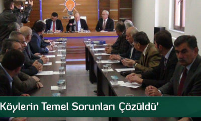 Karadağ  ‘Köylerin Temel Sorunları Çözüldü’