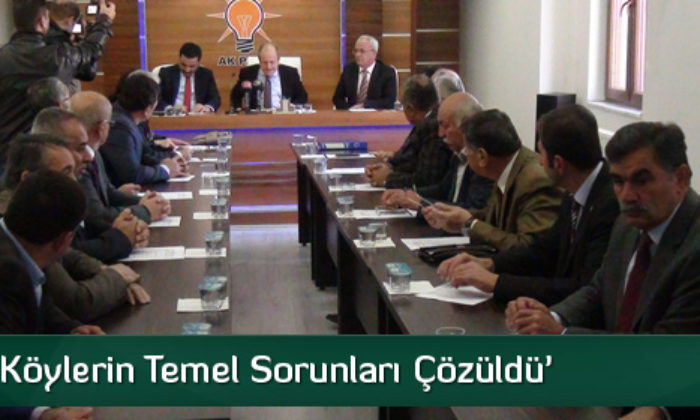 Karadağ  ‘Köylerin Temel Sorunları Çözüldü’