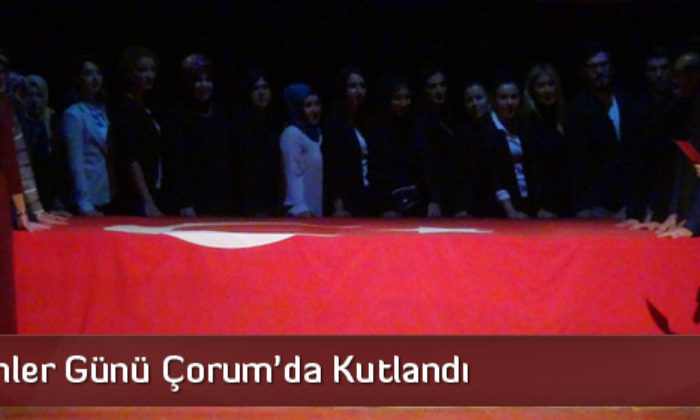 Öğretmenler Günü Çorum’da Kutlandı