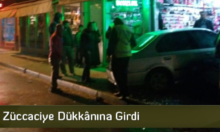 Otomobil Züccaciye Dükkanına Girdi