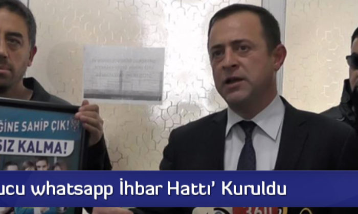 ‘Uyuşturucu Whatsapp İhbar Hattı’ Kuruldu
