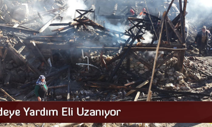 Yangınzedeye Yardım Eli Uzanıyor