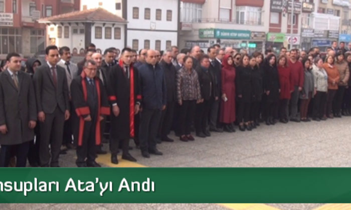 Yargı Mensupları Ata’yı Andı