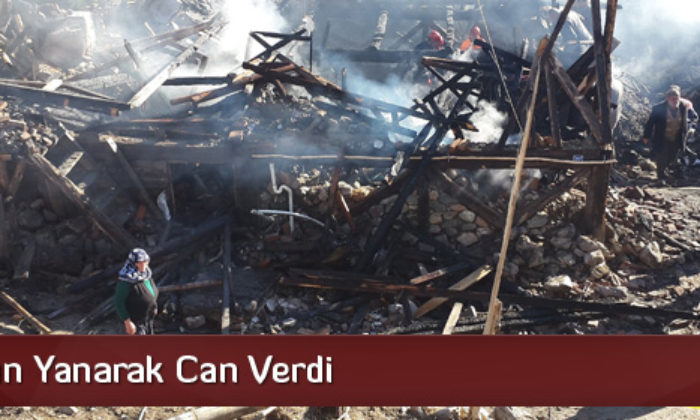 Yaşlı Kadın Yanarak Can Verdi