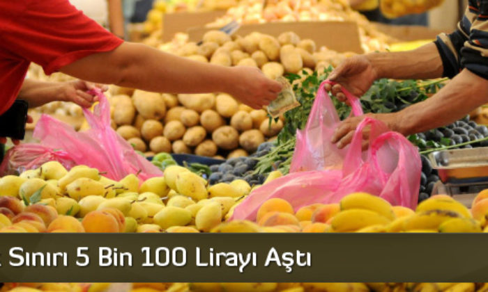 Yoksulluk sınırı 5 bin 100 Lirayı Aştı
