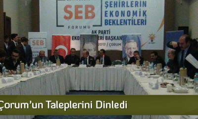 Ak Parti Çorum’un Taleplerini Dinledi