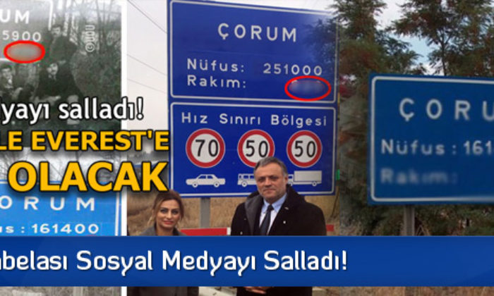 Çorum Tabelası Sosyal Medyayı Salladı!