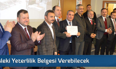 Hitü Mesleki Yeterlilik Belgesi Verebilecek
