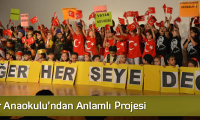 İkbalevler Anaokulu’ndan Anlamlı Projesi