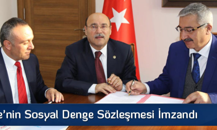 Özel İdare’nin Sosyal Denge Sözleşmesi İmzandı
