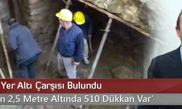İskilip’te Yer Altı Çarşısı Bulundu