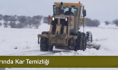 Köy Yollarında Kar Temizliği