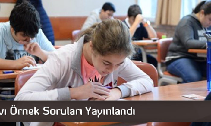 Lise Sınavı Örnek Soruları Yayınlandı