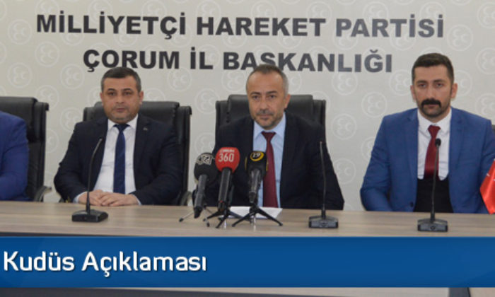 MHP’den Kudüs Açıklaması