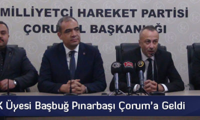 MHP MYK Üyesi Başbuğ Pınarbaşı Çorum’a Geldi