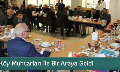 Vali Kılıç Köy Muhtarları İle Bir Araya Geldi