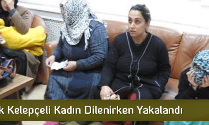 Elektronik Kelepçeli Kadın Dilenirken Yakalandı