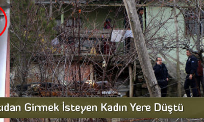 Evine Çatıdan Girmek İsteyen Kadın Yere Düştü