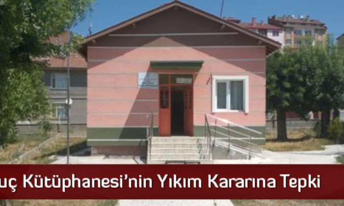 Faik Tonguç Kütüphanesi’nin Yıkım Kararına Tepki