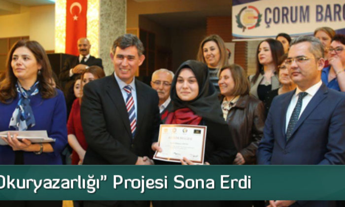 “Hukuk Okuryazarlığı” Projesi Sona Erdi