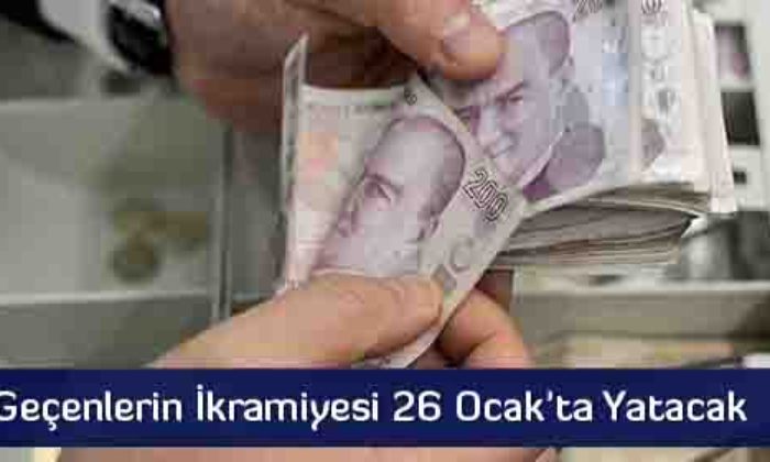 Kadroya Geçenlerin İkramiyesi 26 Ocak’ta Yatacak