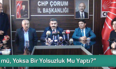 Külcü’nün İstifa Ettirilmesine CHP’den Tepki