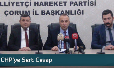 MHP’den CHP’ye Sert Cevap
