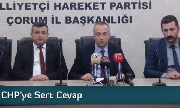 MHP’den CHP’ye Sert Cevap