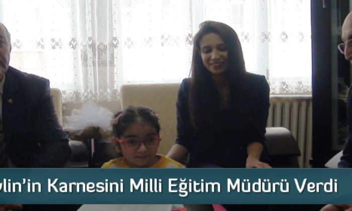 Evde Eğitim Gören Öğrenciler Karne Aldı