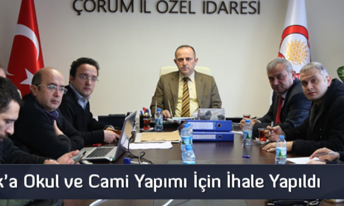 Osmancık’a Okul ve Cami Yapımı İçin İhale Yapıldı